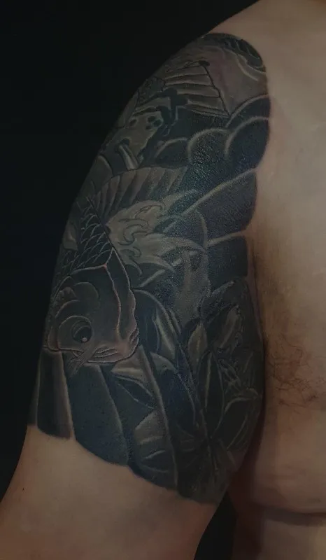 커버업타투 잉어반팔타투 목포타투 TS타투