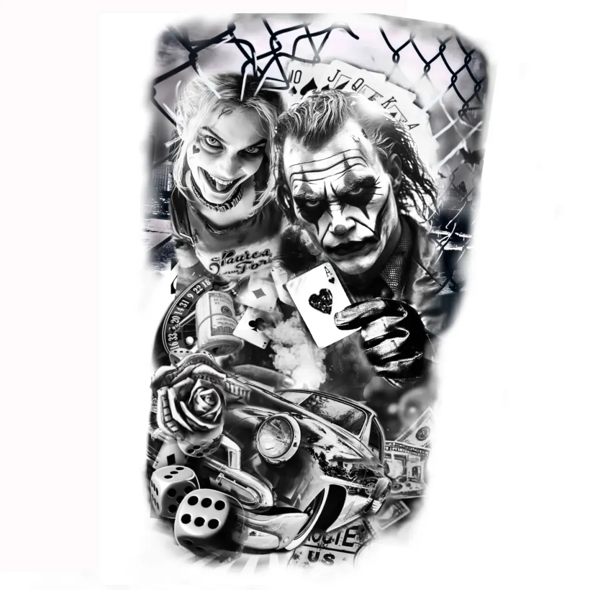 치카노타투 갬블러타투 나침반타투 달러타투 체스타투 자동차타투 할리퀸타투 인천타투 부천타투 부평타투 김포타투 최상의 작품을 만들어드립니다