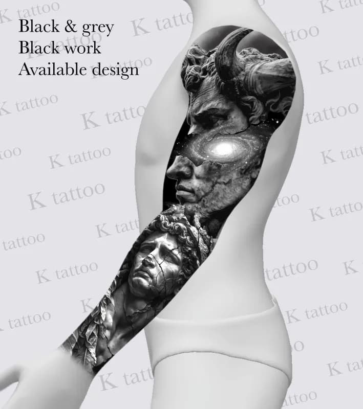 포트폴리오용 타투 도안